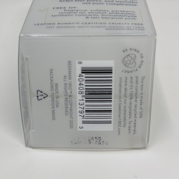 Beekman 1802 Milk Primer Broad Spectrum SPF 35 1 Oz Exp. 8/2024 - Picture 2 of 4